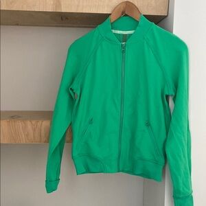 lululemon athletica Green Zip-Up Hoodie